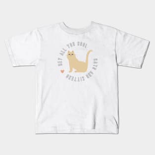 Hey all you cool Cats and Kittens Kids T-Shirt